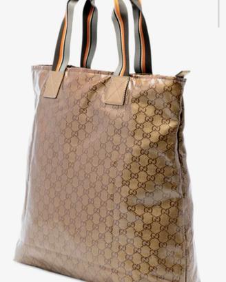 Gucci GG Canvas Web Tote