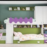 Cameretta castello/ponte per ragazze