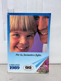 Catalogo A4 da negoziante Gig primavera 1989