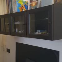 Pensile IKEA BILLY con ante a vetro