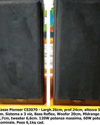 Casse Acustiche Pioneer CS3070