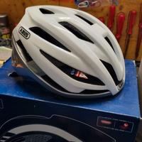 Casco abus stormchaser taglia M bianco