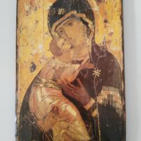 Icone arte sacra su legno anni '70