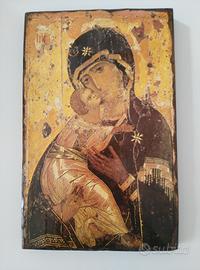 Icone arte sacra su legno anni '70