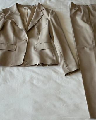 Tailleur donna beige LIST giacca Tg. 44