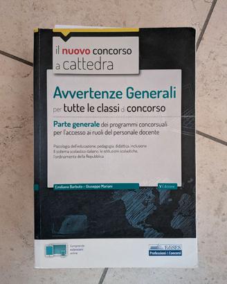 Manuale Concorso Scuola - Avvertenze Generali EDIS