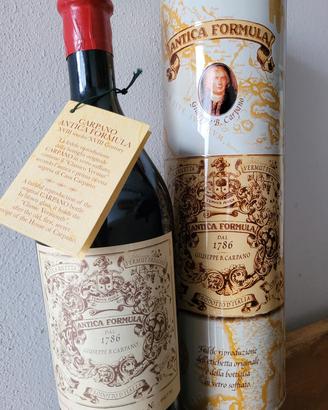 Vermut pregiato Antica Formula Giuseppe Carpano