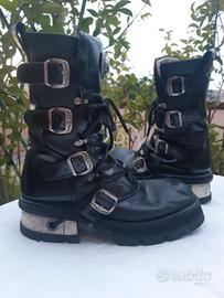 NEW ROCK stivali anfibi uomo 
