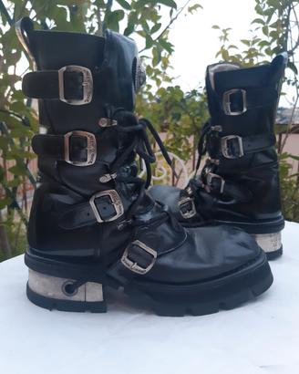 NEW ROCK stivali anfibi uomo 