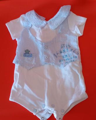 Tutina elegante estiva bambino BRUMS tg.3M/62cm