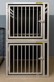 Gabbie per cani in alluminio