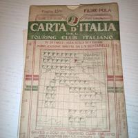 Mappa Touring Club Fiume Pola 13 Bis Croazia Goriz