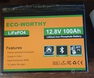 batteria al litio 12 volt 100 ampere 