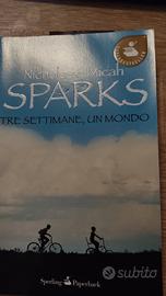 Libro "tre settimane, un mondo" di N. Sparks