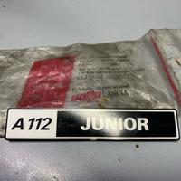 SIGLA MODELLO LOGO FREGIO LANCIA AUTOB A112 JUNIOR