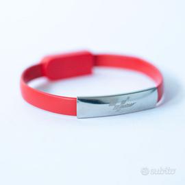 Braccialetto MotoGP Rosso con collegamento USB