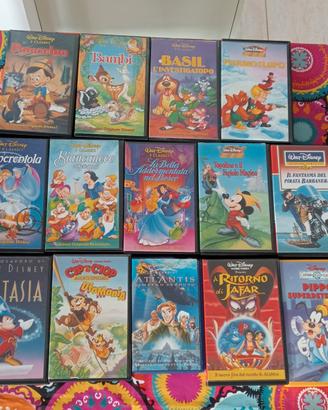 Walt Disney lotto VHS animazione