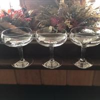 Collezione “Buton rosso antico” 3 coppe vintage