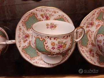 Servizio da tè x 12 Rosina made in England 