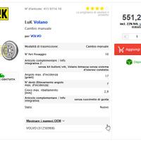 Volvo V60 D3 2011 LUK Volano 415 0716 10 31256968