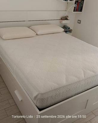 Letto matrimoniale IKEA BRIMNES + Testiera NORDLI