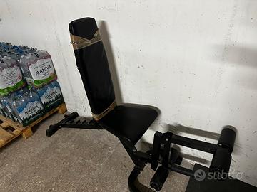 Panca reclinabile zorrosport con leg extensio/curl
