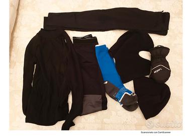 Attrezzatura completa intimo sci 7/8 anni