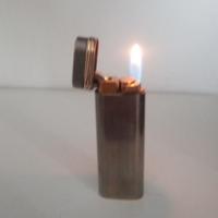 Accendino Cartier Argentato e dorato