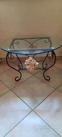 Tavolino in ferro battuto