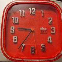 Orologio da parete vintage marca "BINO" Anni 80