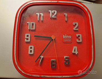 Orologio da parete vintage marca "BINO" Anni 80