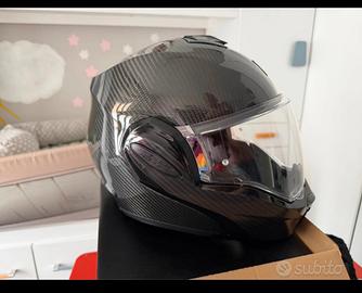 Casco Modulare Scorpion EXO-Tech EVO Carbon Solid
