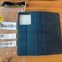 Cover Custodia pelle xiaomi redmi note 13 5g blu