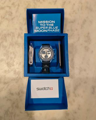 Orologio Swatch mission to the Super Blu Moonphase