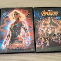 DVD Thor+Captain Marvel+Infinity War+Endgame