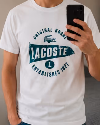 Lacoste T-Shirt Uomo Bianca