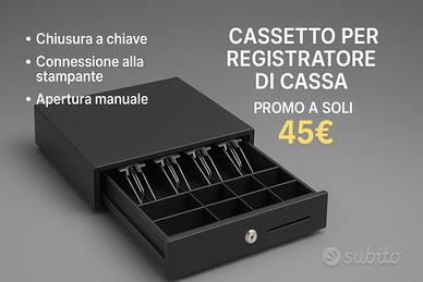 CASSETTO PER REGISTRATORE DI CASSA
