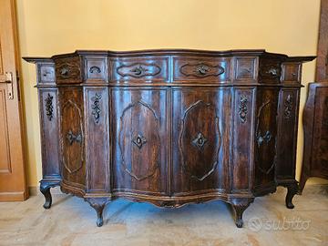 Magnifica Madia Barocca in Legno Massello