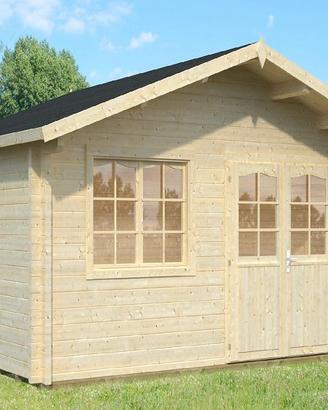 CASETTA DI LEGNO ALASKA3 70mm  470x470x290H + PAV.