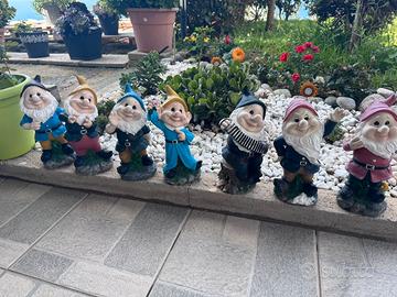 7 nani per giardino da esterno