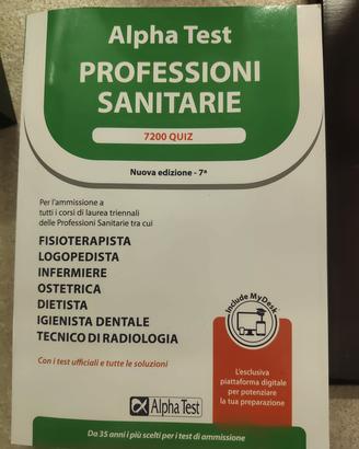 libro Professioni sanitarie per preparazione ai 