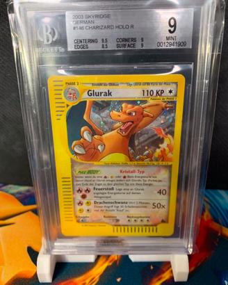 Charizard Crystal Holo BGS 9 (DE) 146/144 Skyridge
