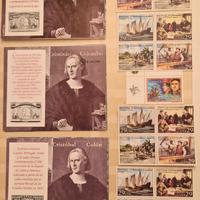 francobolli Colombo Usa Spagna Portogallo Venezuel
