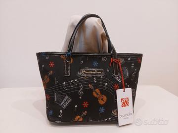 BORSA E PORTAFOGLI BRACCIALINI LINEA JACQUARDMUSIC