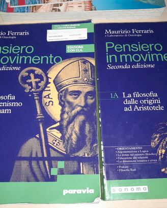 libro di filosofia "pensiero in movimento"