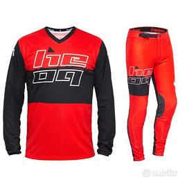 COMPLETO MOTO TRIAL FUORISTRADA MAGLIA + PANTALONE