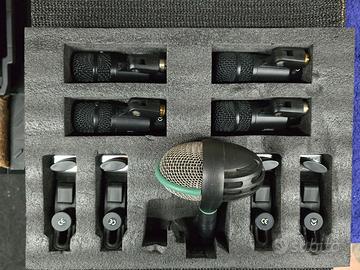 Set microfoni batteria AKG+Takstar