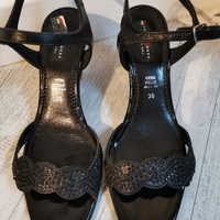 Scarpa elegante in vernice n. 36 vera pelle