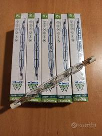 Lampadina alogena R7s – 117 mm – 200 w – 10 pezzi