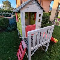 Casetta smoby con scivolo